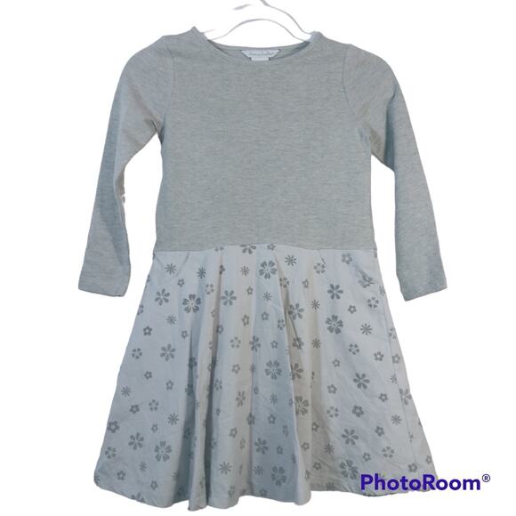 Chasing Fireflies Gray Cozy Dress With Pockets Size Girls 7/8 - Picture 2 of 10